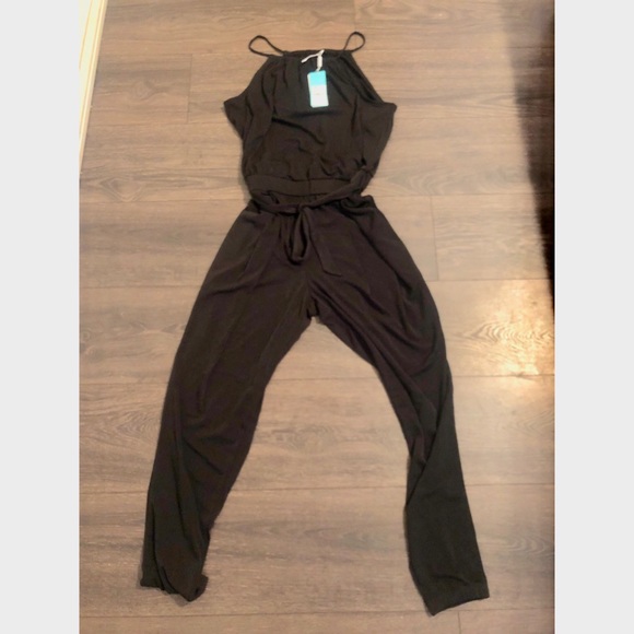 Seafolly Pants - Seafolly jumpsuit black